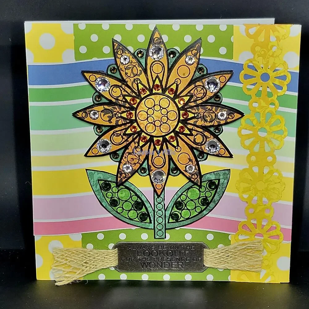Handmade Dimensional Card - Generic - Birthday - Miss You - Hello - Look Wonder